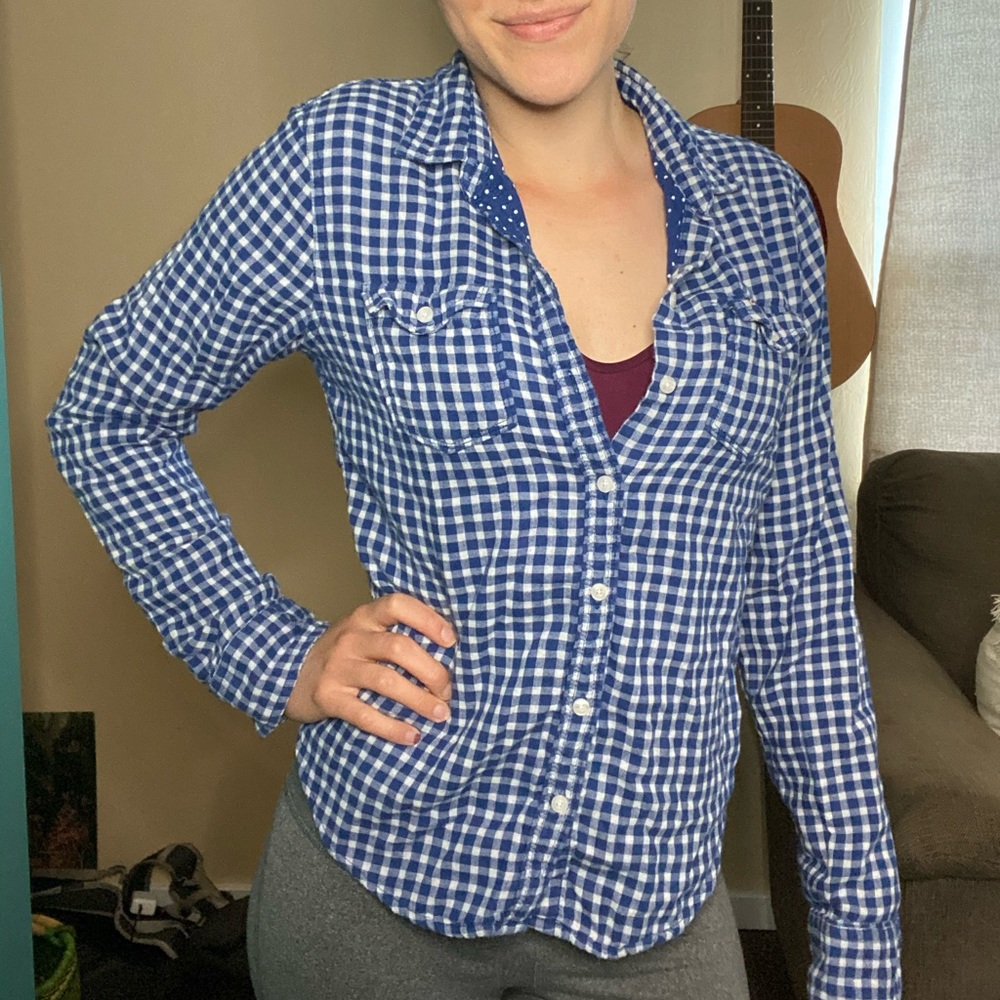 Checkered Button Down Shirt